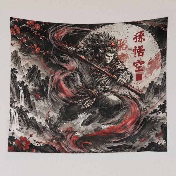 Item preview, Sun Wukong Monkey King Chinese Mythology designed and sold by Fei Long Design Hub.
