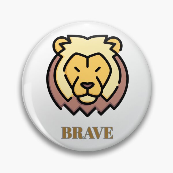 Item preview, Be brave like a lion designed and sold by Zoolita   Store.