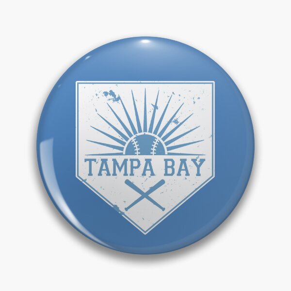 Item preview, Tampa Bay Baseball Sunrise Shield Crossed Bats designed and sold by MASMUS27.