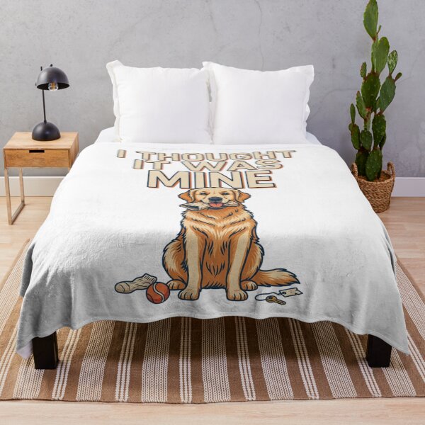 Item preview, Golden Retriever - Funny Dog | I Thought It Was Mine designed and sold by No Excuses Supply.