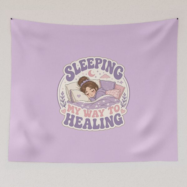 Item preview, Sleeping My Way To Healing Cozy Girl Aesthetic designed and sold by Créative touche .
