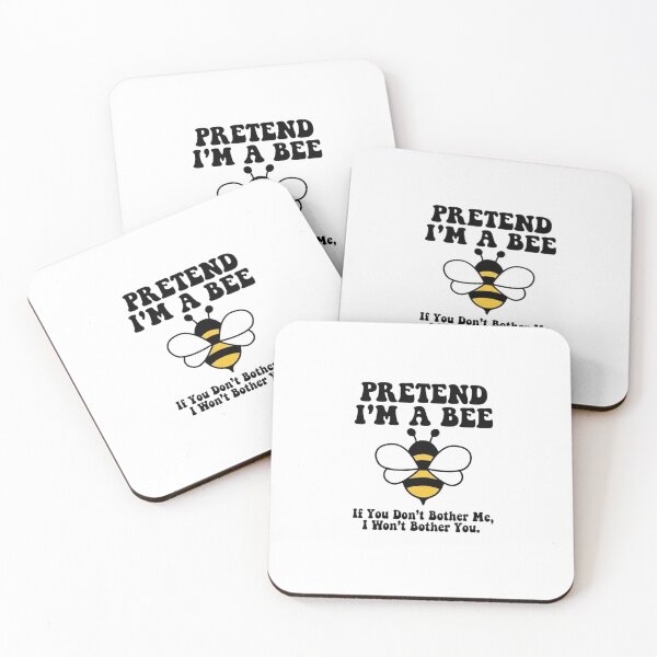 Item preview, Pretend I'm A Bee - Funny Lazy Halloween Costume & Introvert Quote designed and sold by InkImagination1.