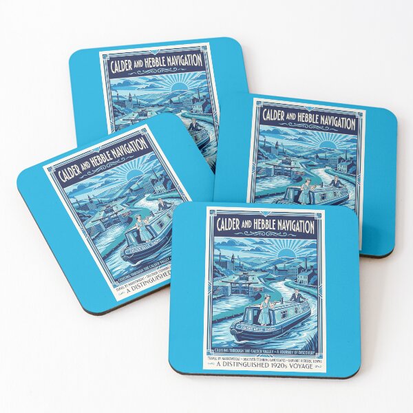 Item preview, Calder and Hebble Navigation Travel Poster designed and sold by ArtworkNorth.