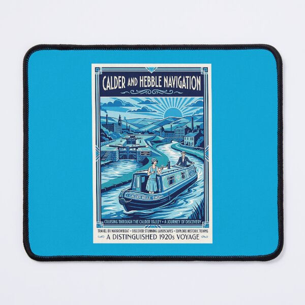 Item preview, Calder and Hebble Navigation Travel Poster designed and sold by ArtworkNorth.