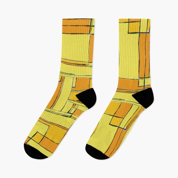 Item preview, Abstract Yellow Blocks designed and sold by Kyxuki.