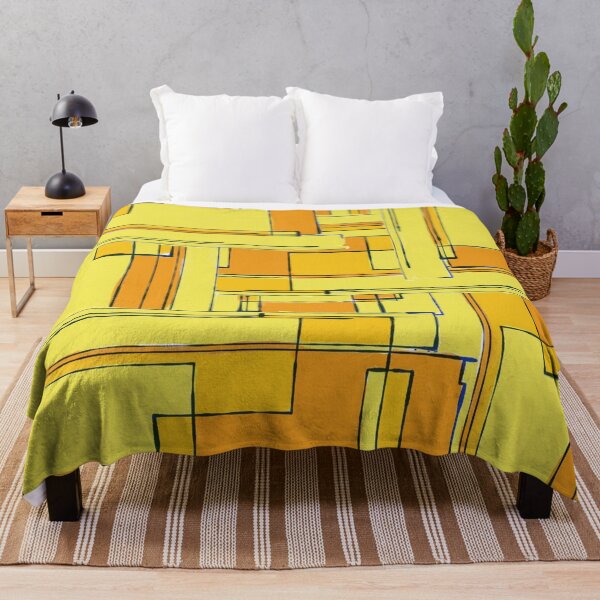 Item preview, Abstract Yellow Blocks designed and sold by Kyxuki.