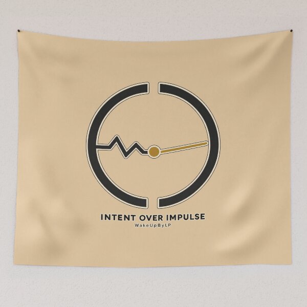 Item preview, Intent Over Impulse – Mindful Choice and Self-Discipline designed and sold by WakeUpByLP.