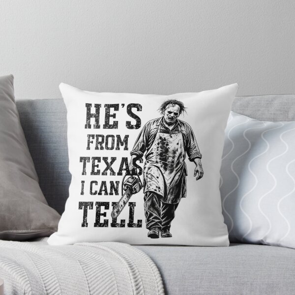 Item preview, He’s from Texas I Can Tell Chainsaw Halloween Horror designed and sold by Nannythenimfa.