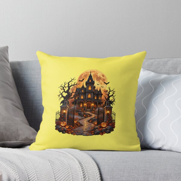 Item preview, Gothic Haunted House Under Full Moon designed and sold by Hoity-Toity.