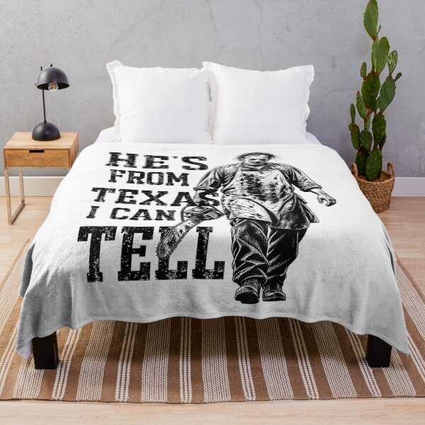 Item preview, He’s from Texas I Can Tell Chainsaw Halloween Horror designed and sold by Nannythenimfa.
