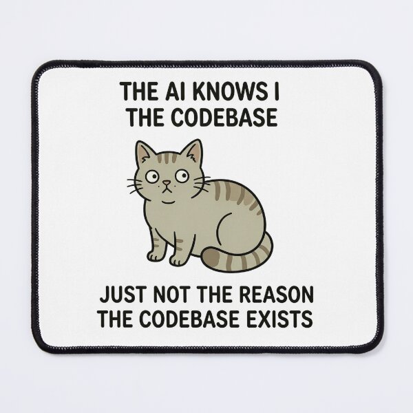 Item preview, AI Knows The Codebase designed and sold by DAOUDEES.