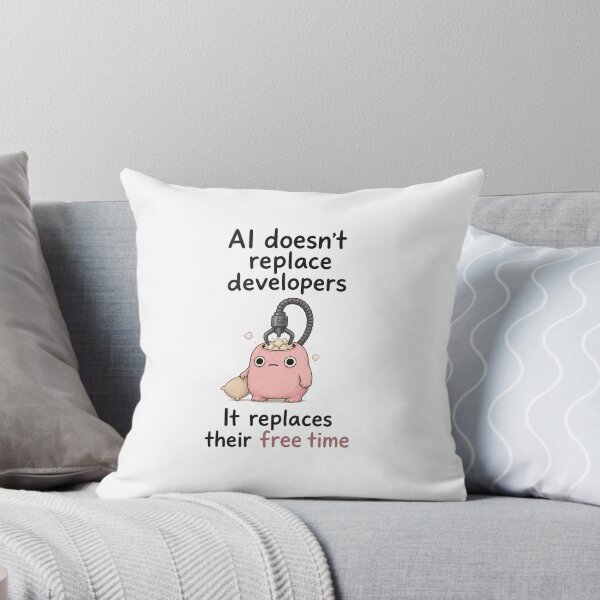 Item preview, AI Replaces Free Time designed and sold by DAOUDEES.