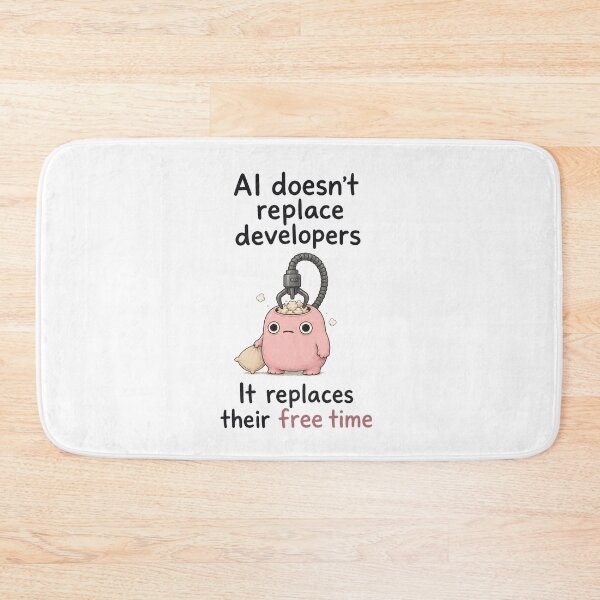 Item preview, AI Replaces Free Time designed and sold by DAOUDEES.