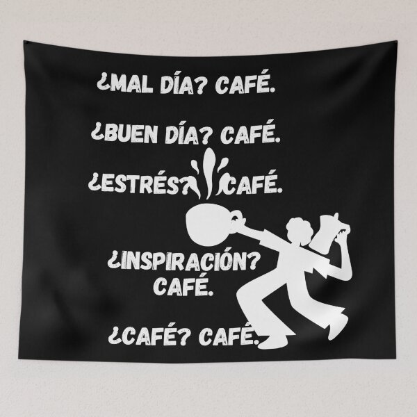 Item preview, Mal Dia Cafe Buen Dia Cafe Spanish Funny Coffee Quote Minimalist designed and sold by LensDyn™.