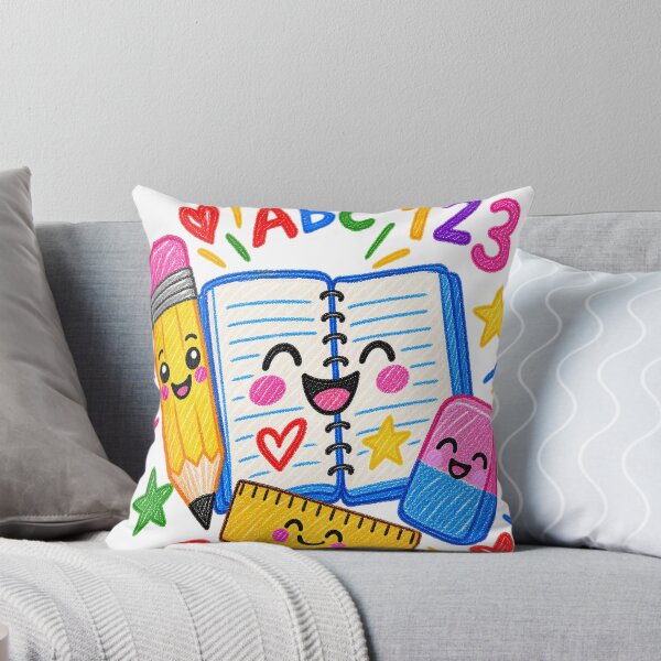 Item preview, Cute School Supplies Scribble designed and sold by rachidloucif.