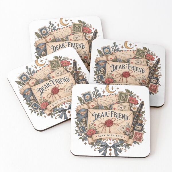 Item preview, Dear Friend – Vintage Pen Pal Snail Mail Letter Sent With Love designed and sold by DMQ-Designs.