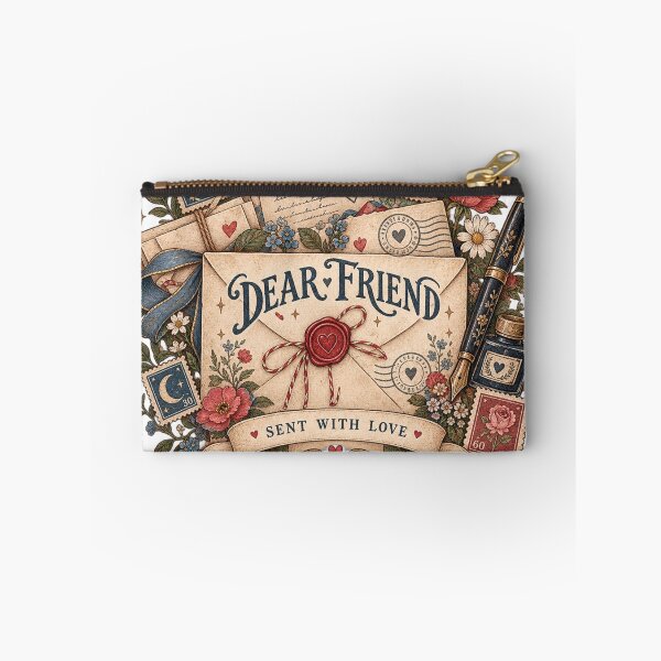 Item preview, Dear Friend – Vintage Pen Pal Snail Mail Letter Sent With Love designed and sold by DMQ-Designs.