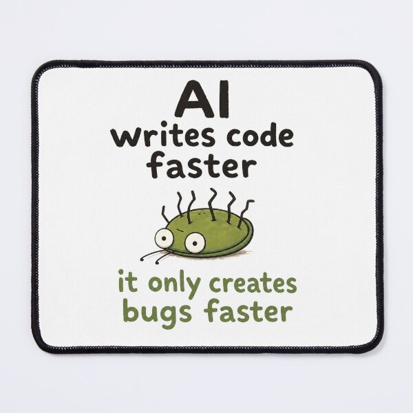Item preview, AI Creates Bugs Faster designed and sold by DAOUDEES.