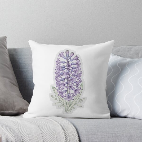 Item preview, Lilac Hyacinth Sticker | Hyacinth Die Cut Sticker | Fine Line Botanical Decal | Spring Flower Laptop Sticker designed and sold by FineLineBotanical .