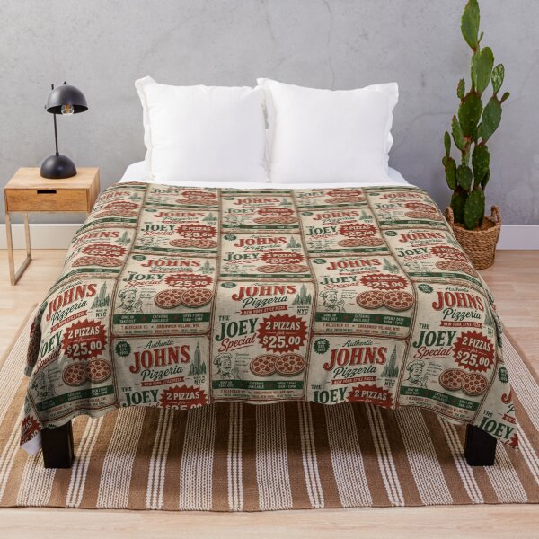 Item preview, Joey's Pizza NYC Fan Art Vintage Pizzeria Poster | New York Sitcom Inspired Design designed and sold by TheStephanieRome.