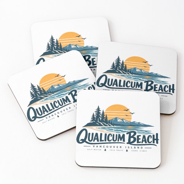 Item preview, Qualicum Beach Vancouver Island Retro Sunset designed and sold by MR-HOOBY.