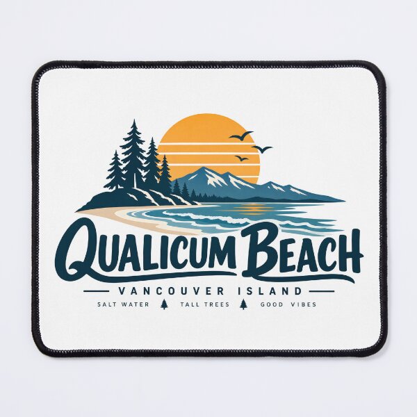 Item preview, Qualicum Beach Vancouver Island Retro Sunset designed and sold by MR-HOOBY.