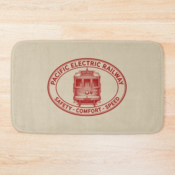 Item preview, Pacific Electric Railway Red Cars Vintage Los Angeles Oval Seal designed and sold by KiwiRider.