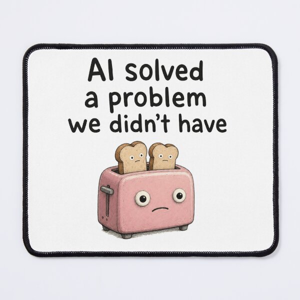 Item preview, AI Solved Nonexistent Problem designed and sold by DAOUDEES.