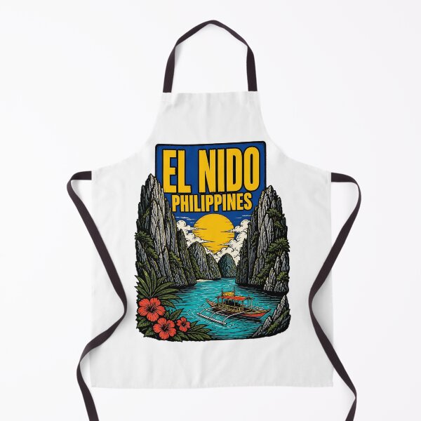 Item preview, El Nido Philippines Vintage Travel Tourism designed and sold by TravelersGems.