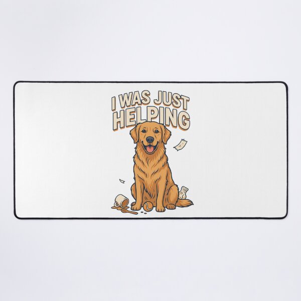 Item preview, Golden Retriever - Funny Dog | I Was Just Helping designed and sold by No Excuses Supply.