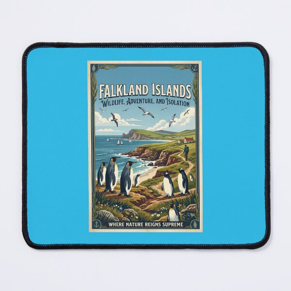Item preview, Falkland Islands Travel Poster designed and sold by ArtworkNorth.