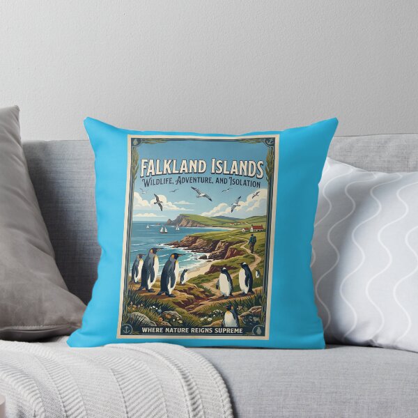 Item preview, Falkland Islands Travel Poster designed and sold by ArtworkNorth.