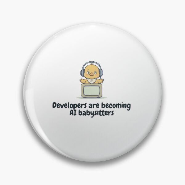 Item preview, Developers Are AI Babysitters designed and sold by DAOUDEES.