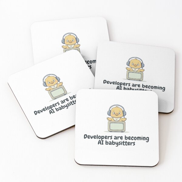 Item preview, Developers Are AI Babysitters designed and sold by DAOUDEES.