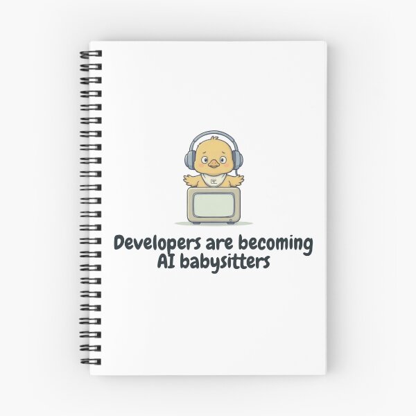 Item preview, Developers Are AI Babysitters designed and sold by DAOUDEES.
