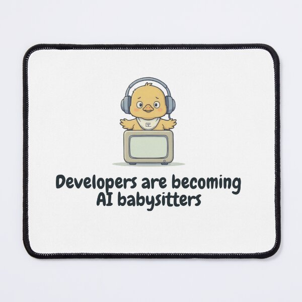 Item preview, Developers Are AI Babysitters designed and sold by DAOUDEES.