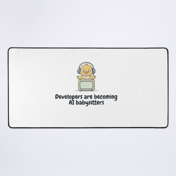 Item preview, Developers Are AI Babysitters designed and sold by DAOUDEES.