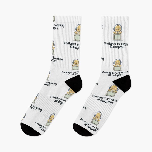 Item preview, Developers Are AI Babysitters designed and sold by DAOUDEES.