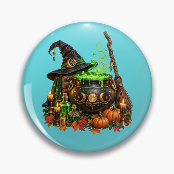 Item preview, Witch Cauldron Halloween Potion designed and sold by Hoity-Toity.