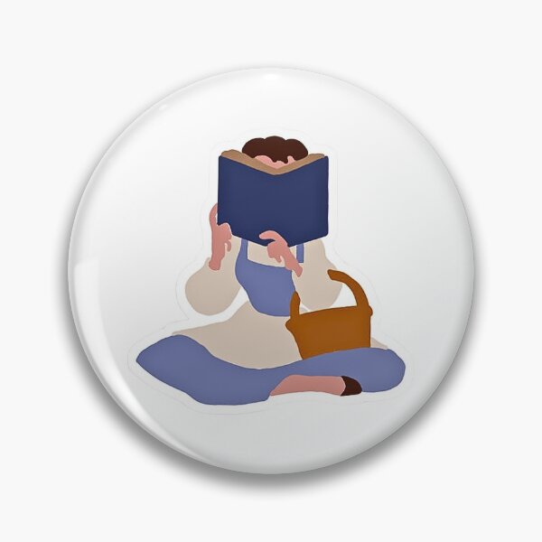 Item preview, Belle Nose Stuck in a Book Reading Beauty and the Beast Book Lover designed and sold by The Lavender Archive.