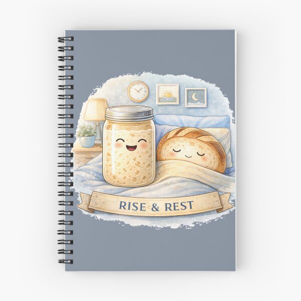 Item preview, Rise & Rest | Cute Sourdough Bedtime Design designed and sold by azule1.