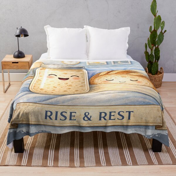 Item preview, Rise & Rest | Cute Sourdough Bedtime Design designed and sold by azule1.