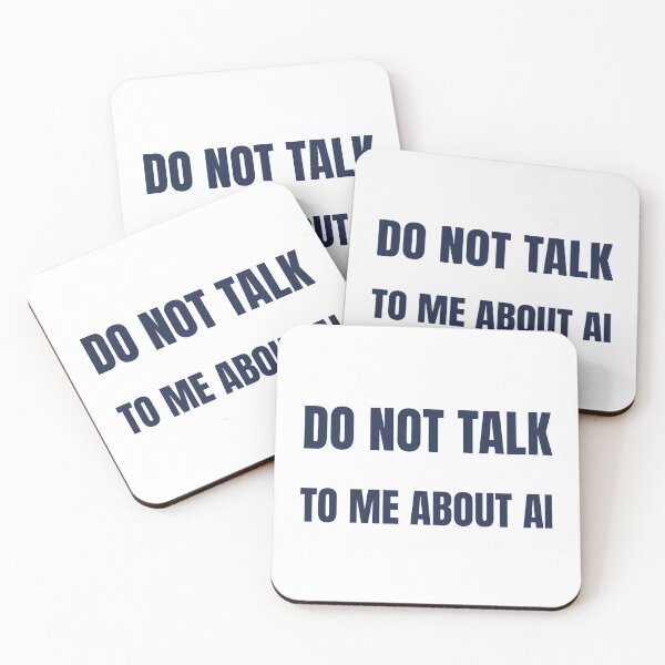 Item preview, Do Not Talk To Me About AI Funny T-Shirt designed and sold by BerkleyCo.