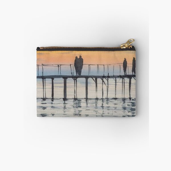 Item preview, Sunset Pier Watercolor designed and sold by SlavaArt.