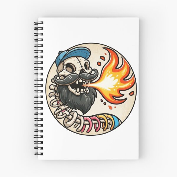 Item preview, Skeleton Bearded Fireworm Halloween designed and sold by BeardedFireworm.