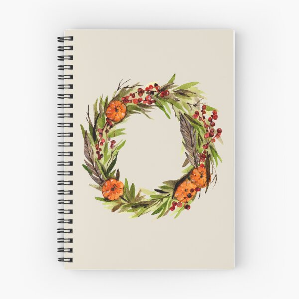 Item preview, Fall Wreath in Watercolor designed and sold by Allison S. Richardson .