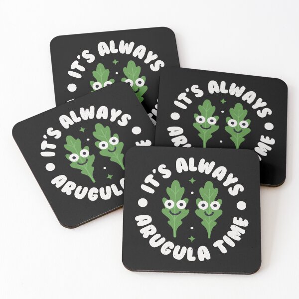 Item preview, It's Always Arugula Time - Leafy Green Vegetable Rocket designed and sold by TomThornton.
