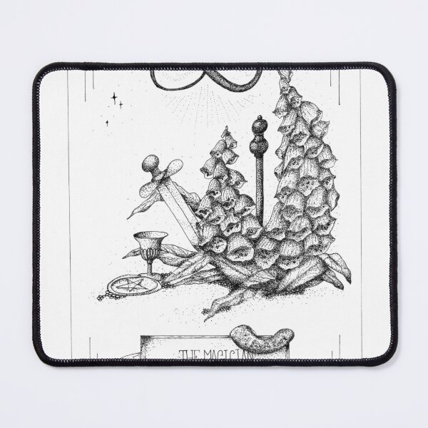 Item preview, The Magician — Foxglove | Poisonous Plants Tarot designed and sold by HerbariumNoctur.