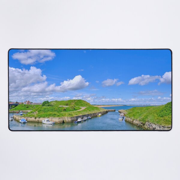 Item preview, Seaton Sluice Harbour: Colourful Boats and High Tide designed and sold by Violaman.