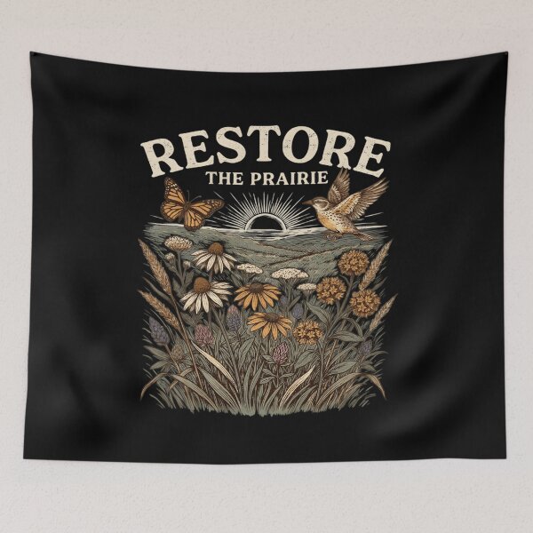 Item preview, Restore The Prairie Native Wildlife designed and sold by MooonTees.